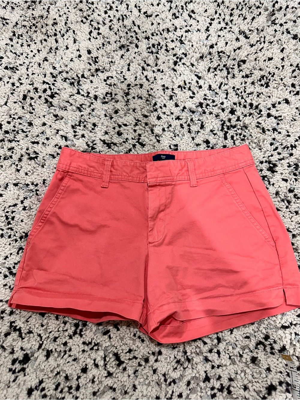 GAP Coral-Pink Chino Bermuda Shorts